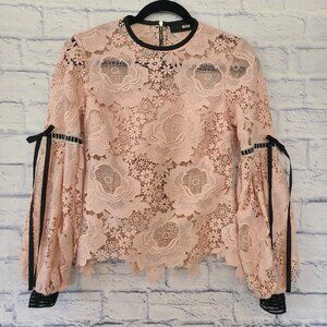 Unitedwood Pink Romantic Lace Cottagecore Steampunk Bridgerton